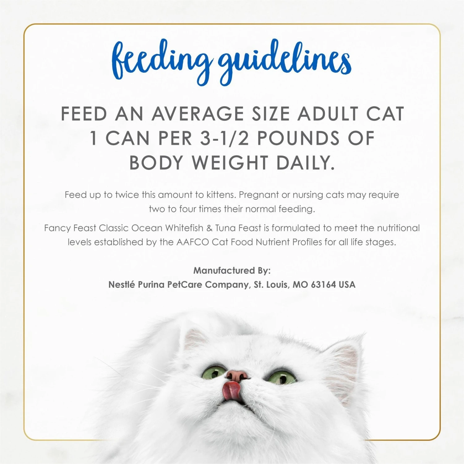 Fancy Feast Classic Ocean Whitefish & Tuna Feast Wet Cat Food 9 Fancy Feast Classic Ocean Whitefish & Tuna Feast Wet Cat Food - Image 7