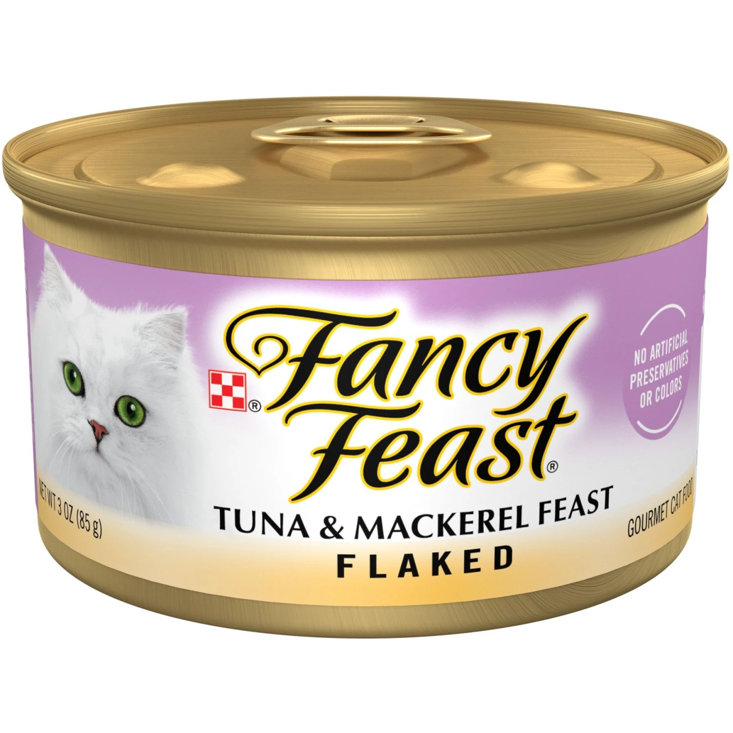 Fancy Feast Flaked Tuna & Mackerel Feast Wet Cat Food 3 Fancy Feast Flaked Tuna & Mackerel Feast Wet Cat Food