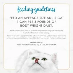 Fancy Feast Grilled Ocean Whitefish & Tuna Feast In Gravy Canned Cat Food -Blue Buffalo Shop 76077 PT8. AC SS1800 V1683817839