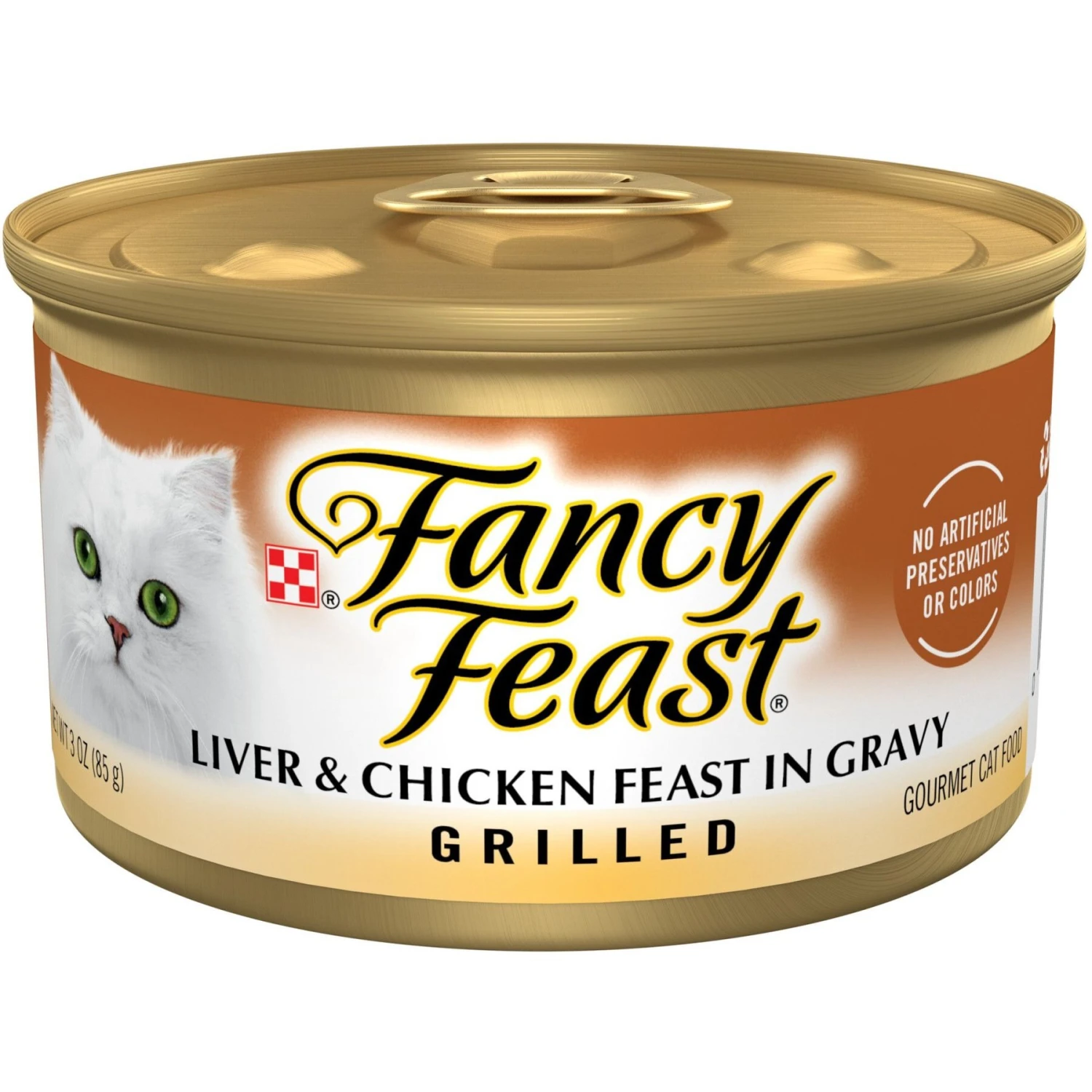 Fancy Feast Grilled Liver & Chicken Feast In Gravy Canned Cat Food 3 Fancy Feast Grilled Liver & Chicken Feast In Gravy Canned Cat Food