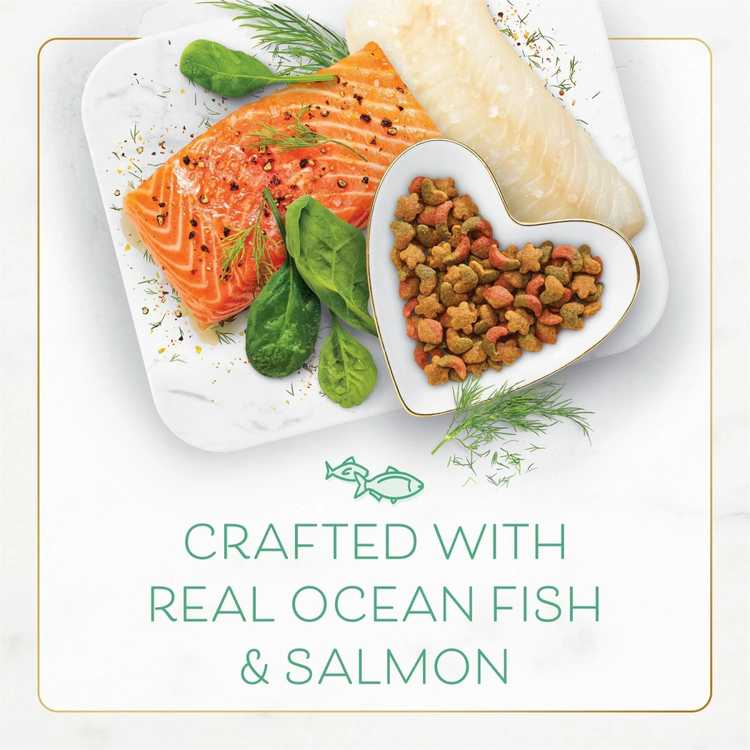 Fancy Feast Gourmet Ocean Fish & Salmon & Accents Of Garden Greens Dry Cat Food 7 Fancy Feast Gourmet Ocean Fish & Salmon & Accents Of Garden Greens Dry Cat Food - Image 5