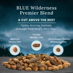 Blue Buffalo Blue Wilderness Premier Blend With Meaty Cuts Chicken Large Breed Adult Dry Dog Food, 24-lb Bag -Blue Buffalo Shop 761774 PT2. AC SS1800 V1680630717