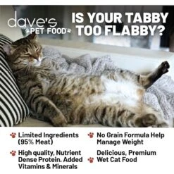 Dave's Pet Food Naturally Healthy 95% Chicken, Chicken Liver & Turkey Canned Cat Food, 5.5-oz, Case Of 24 5 Dave's Pet Food Naturally Healthy 95% Chicken, Chicken Liver & Turkey Canned Cat Food, 5.5-oz, Case Of 24 -Blue Buffalo Shop 761838 PT1. AC SS1800 V1674512023