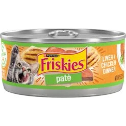 Friskies Classic Pate Liver & Chicken Dinner Canned Cat Food