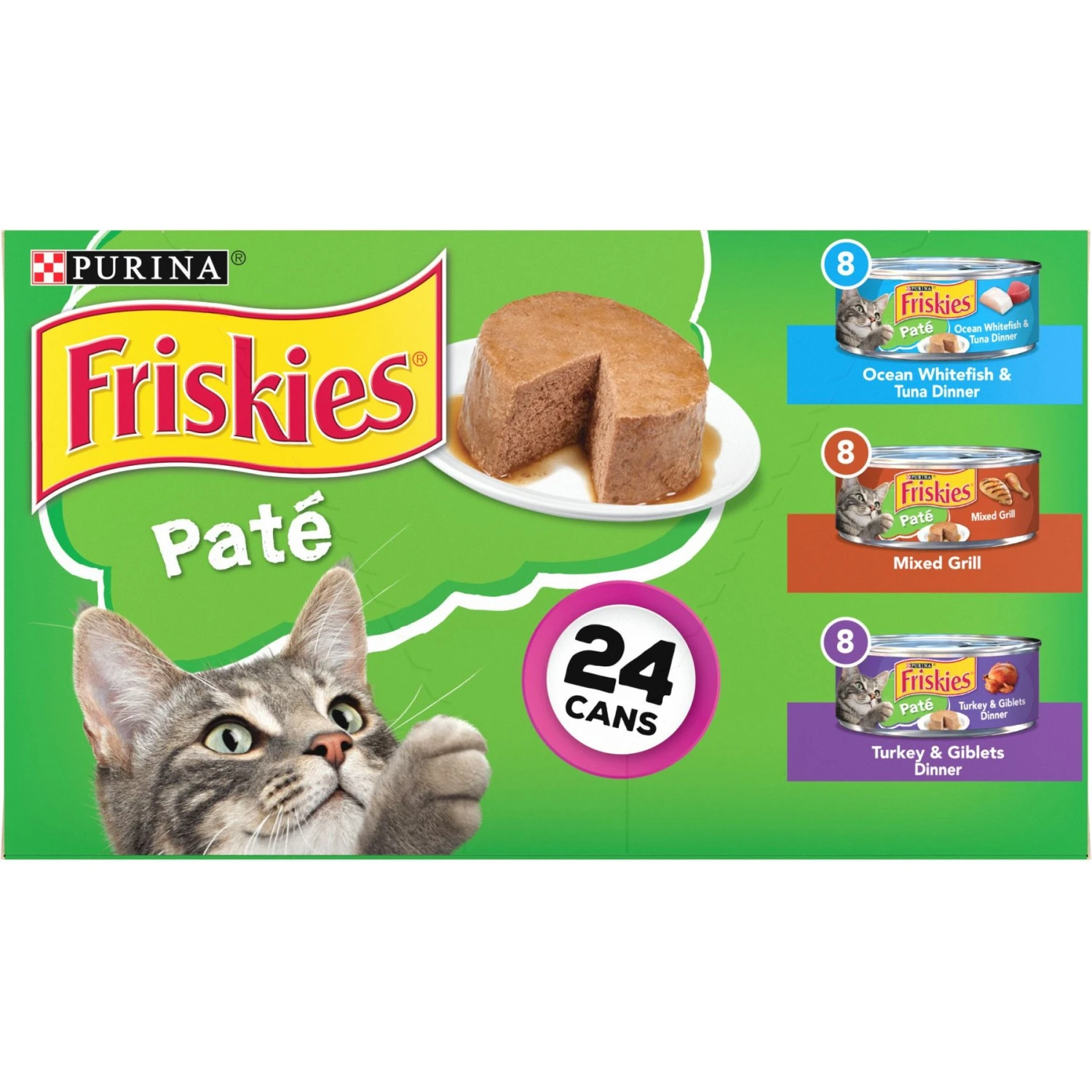 Friskies Classic Pate Variety Pack Canned Cat Food 3 Friskies Classic Pate Variety Pack Canned Cat Food