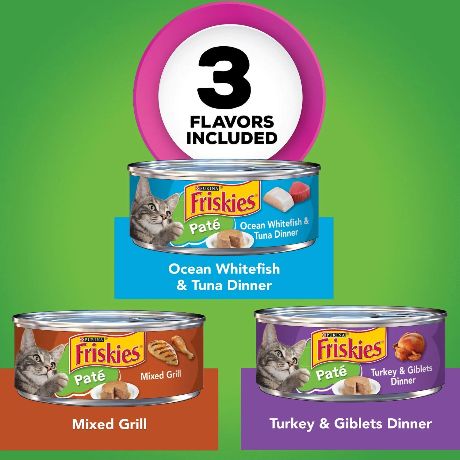 Friskies Classic Pate Variety Pack Canned Cat Food 4 Friskies Classic Pate Variety Pack Canned Cat Food - Image 2