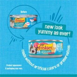 Friskies Tasty Treasures With Ocean Fish & Tuna & Scallop Flavor Wet Cat Food. 5.5-oz Can 12 Friskies Tasty Treasures With Ocean Fish & Tuna & Scallop Flavor Wet Cat Food. 5.5-oz Can -Blue Buffalo Shop 76346 PT1. AC SS1800 V1699391966