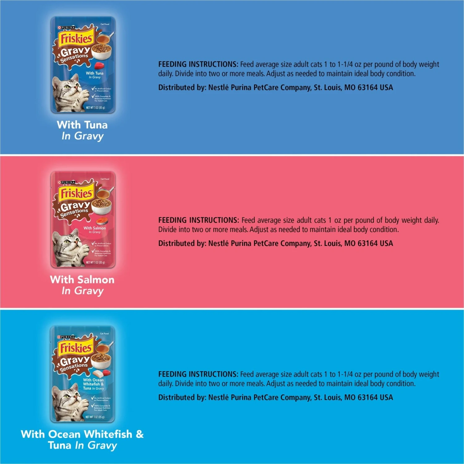Friskies Gravy Sensations Seafood Favorites Wet Cat Food Pouches 11 Friskies Gravy Sensations Seafood Favorites Wet Cat Food Pouches - Image 9
