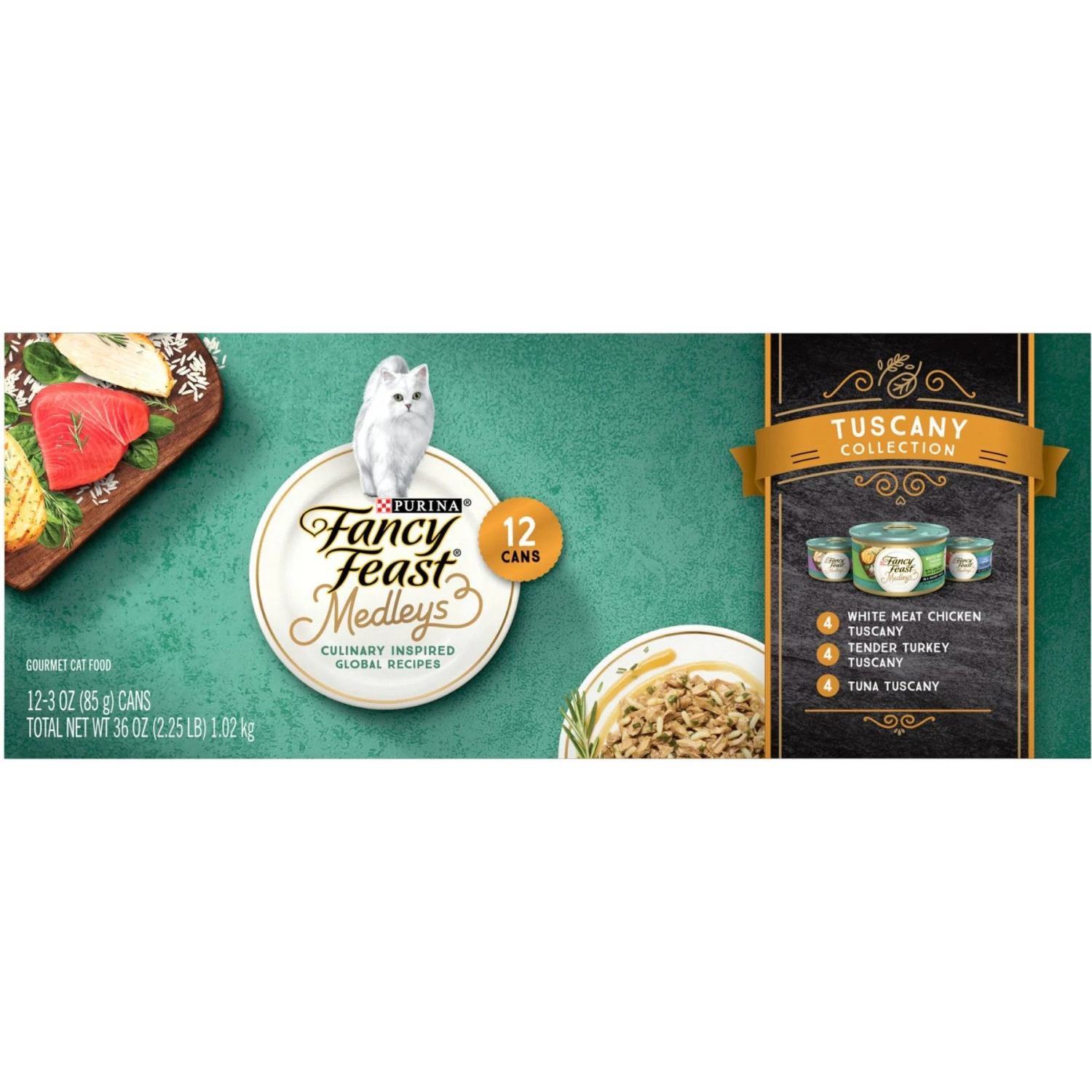 Fancy Feast Medleys Tuscany Collection Pack Canned Cat Food 3 Fancy Feast Medleys Tuscany Collection Pack Canned Cat Food