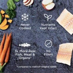 Instinct Frozen Raw Bites Grain-Free Wild-Caught Alaskan Pollock Recipe Fresh Dog Food, 5.4-lb Bag -Blue Buffalo Shop 767422 PT3. AC SS1800 V1675276227