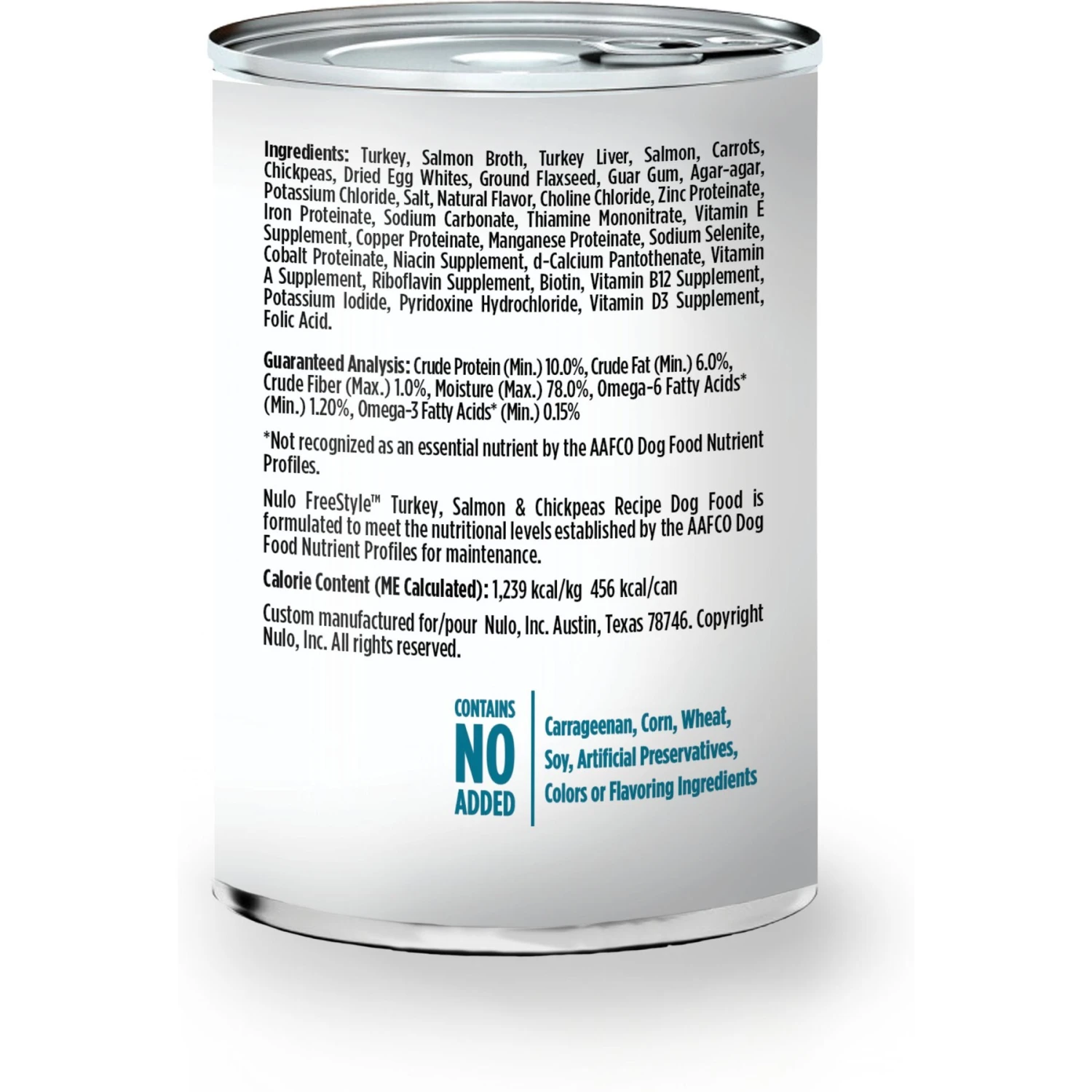 Nulo Freestyle Turkey, Salmon & Chickpeas Recipe Grain-Free Canned Dog Food 4 Nulo Freestyle Turkey, Salmon & Chickpeas Recipe Grain-Free Canned Dog Food - Image 2