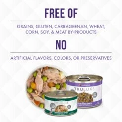 Weruva Truluxe Quick 'N Quirky With Chicken & Turkey In Gravy Grain-Free Canned Cat Food 14 Weruva Truluxe Quick 'N Quirky With Chicken & Turkey In Gravy Grain-Free Canned Cat Food -Blue Buffalo Shop 76858 PT3. AC SS1800 V1676666563