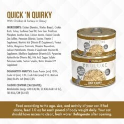 Weruva Truluxe Quick 'N Quirky With Chicken & Turkey In Gravy Grain-Free Canned Cat Food 15 Weruva Truluxe Quick 'N Quirky With Chicken & Turkey In Gravy Grain-Free Canned Cat Food -Blue Buffalo Shop 76858 PT4. AC SS1800 V1676666881