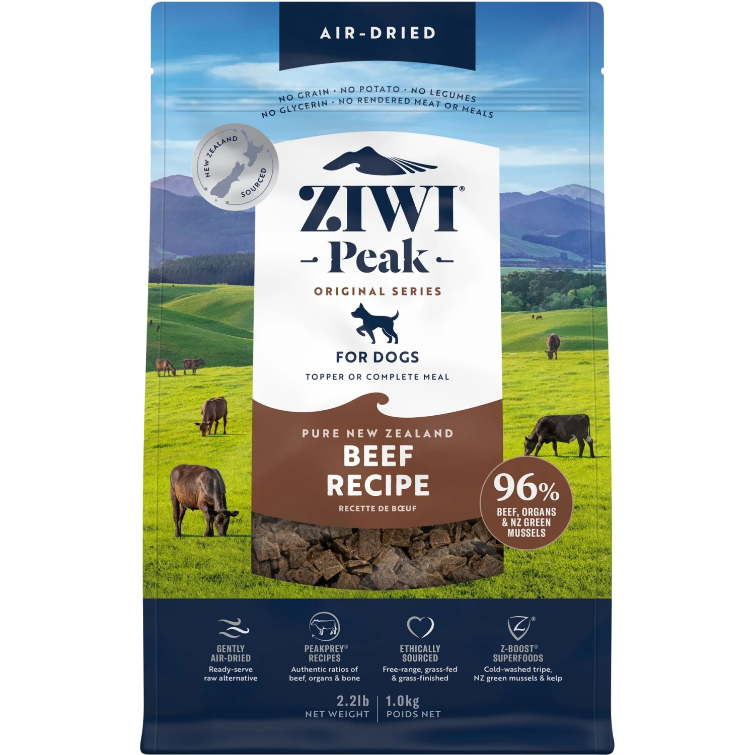 ZIWI Peak Beef Grain-Free Air-Dried Dog Food 3 ZIWI Peak Beef Grain-Free Air-Dried Dog Food