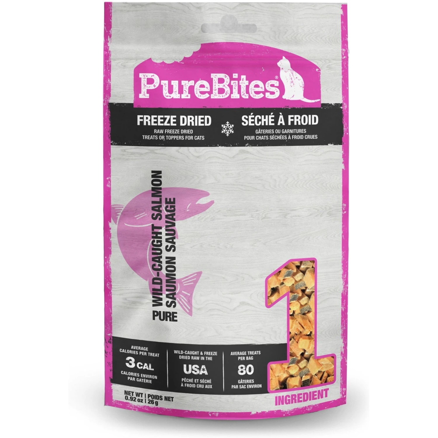 PureBites Freeze-Dried Salmon Cat Treats 3 PureBites Freeze-Dried Salmon Cat Treats