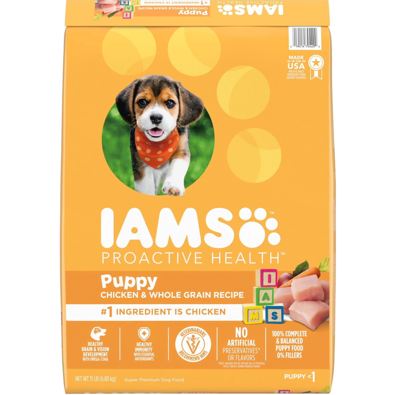 Iams Proactive Health Puppy High Protein DHA Formula With Real Chicken Dry Dog Food 3 Iams Proactive Health Puppy High Protein DHA Formula With Real Chicken Dry Dog Food