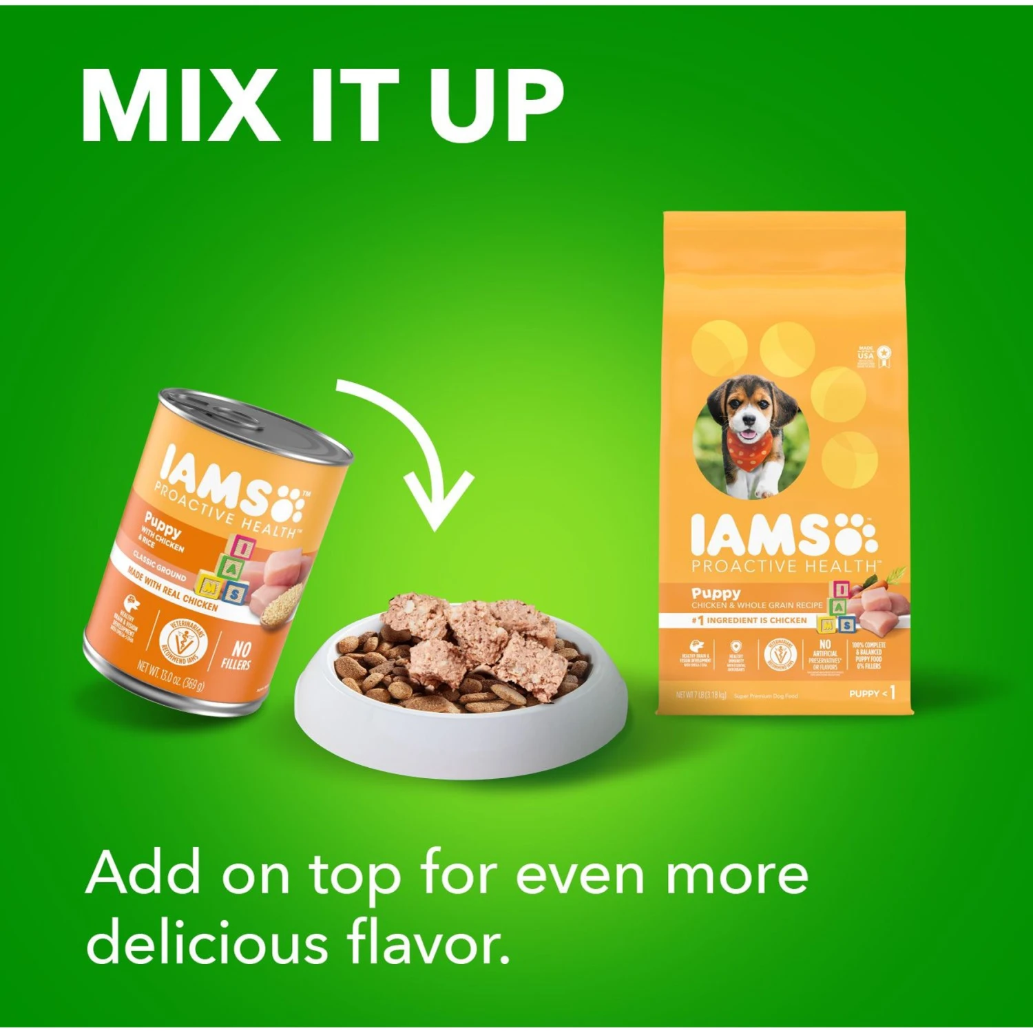 Iams Proactive Health Puppy High Protein DHA Formula With Real Chicken Dry Dog Food 11 Iams Proactive Health Puppy High Protein DHA Formula With Real Chicken Dry Dog Food - Image 9