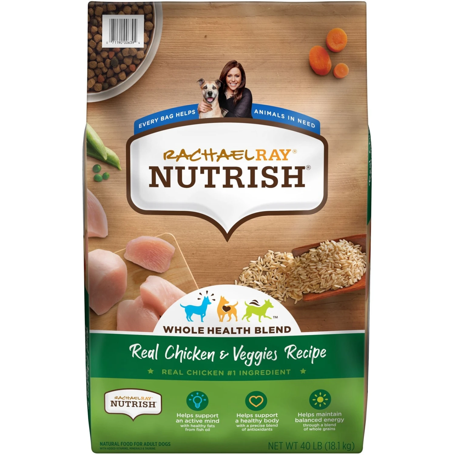 Rachael Ray Nutrish Real Chicken & Veggies Recipe Dry Dog Food & Rachael Ray Nutrish Real Beef, Pea, & Brown Rice Recipe Dry Dog Food 4 Rachael Ray Nutrish Real Chicken & Veggies Recipe Dry Dog Food & Rachael Ray Nutrish Real Beef, Pea, & Brown Rice Recipe Dry Dog Food - Image 2