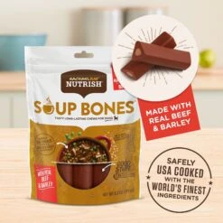 Rachael Ray Nutrish Real Beef, Pea, & Brown Rice Recipe Dry Dog Food & Rachael Ray Nutrish Soup Bones Beef & Barley Flavor Dog Treats -Blue Buffalo Shop 772670 PT8. AC SS1800 V1676565075