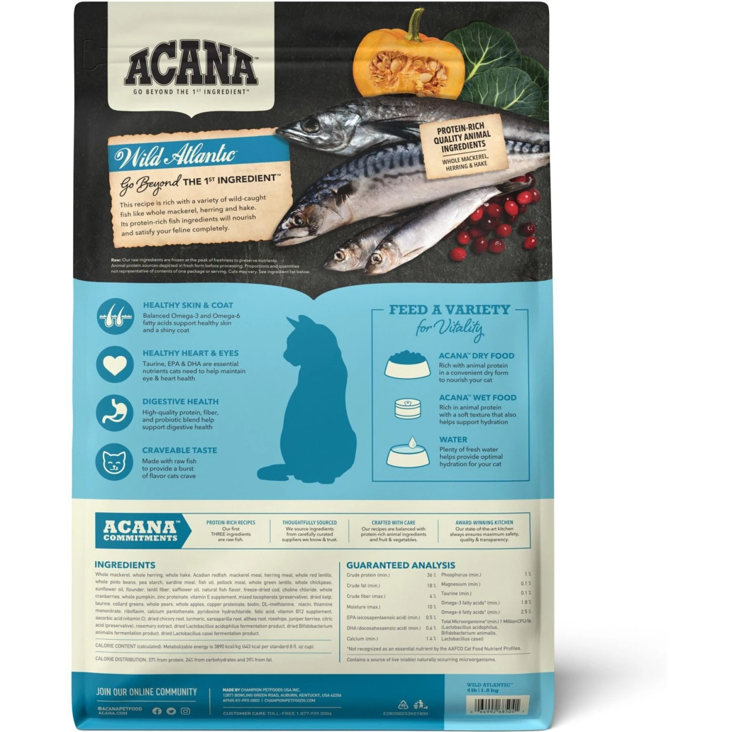 ACANA Tuna + Chicken In Bone Broth Grain-Free Wet Cat Food & ACANA Wild Atlantic Grain-Free Dry Cat Food 9 ACANA Tuna + Chicken In Bone Broth Grain-Free Wet Cat Food & ACANA Wild Atlantic Grain-Free Dry Cat Food - Image 7
