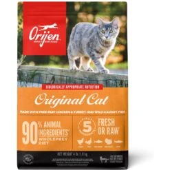 ORIJEN Duck + Chicken Entree In Bone Broth Wet Cat Food & ORIJEN Original Grain-Free Dry Cat Food -Blue Buffalo Shop 774454 PT1. AC SS1800 V1689685557