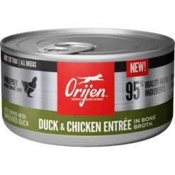 ORIJEN Duck + Chicken Entree In Bone Broth Wet Cat Food & ORIJEN Original Grain-Free Dry Cat Food -Blue Buffalo Shop 774454 PT5. AC SS1800 V1689685535