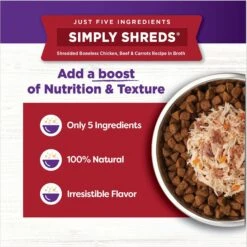 Wellness Bowl Boosters Simply Shreds Variety Pack Dog Food Topping, 2.8-oz Pouch, 12 Count -Blue Buffalo Shop 778414 PT4. AC SS1800 V1676653305