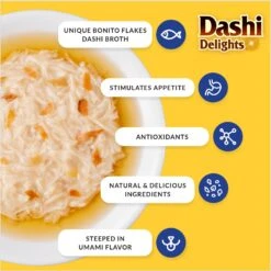 Inaba Dashi Delights Chicken With Tuna & Salmon Flavored Bits In Broth Cat Food Topping 14 Inaba Dashi Delights Chicken With Tuna & Salmon Flavored Bits In Broth Cat Food Topping -Blue Buffalo Shop 778446 PT5. AC SS1800 V1679069712