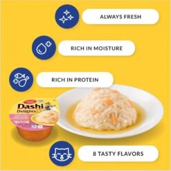Inaba Dashi Delights Chicken With Cheese Recipe Grain-Free Cat Food Topper 15 Inaba Dashi Delights Chicken With Cheese Recipe Grain-Free Cat Food Topper -Blue Buffalo Shop 778510 PT4. AC SS1800 V1679069527