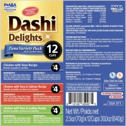 Inaba Dashi Delight Tuna Flavored Variety Pack Bits In Broth Cat Food Topping 11 Inaba Dashi Delight Tuna Flavored Variety Pack Bits In Broth Cat Food Topping -Blue Buffalo Shop 778558 PT2. AC SS1800 V1679069209