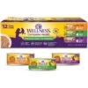 Wellness Complete Health Poultry Favorites Variety Pack Grain-Free Wet Cat Food, 5.5-oz Can, Case Of 12 2 Wellness Complete Health Poultry Favorites Variety Pack Grain-Free Wet Cat Food, 5.5-oz Can, Case Of 12 -Blue Buffalo Shop 779406 MAIN. AC SS1800 V1676576843