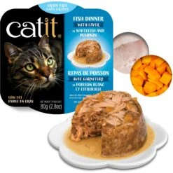 Catit Dinner Ocean Fish With Whitefish & Pumpkin Cat Wet Food, 2.8-oz Can -Blue Buffalo Shop 781902 PT1. AC SS1800 V1677076873