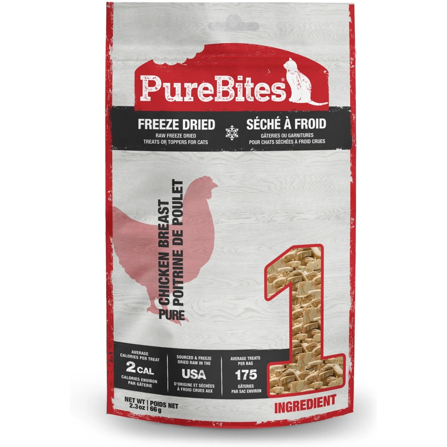 PureBites Chicken Breast Freeze-Dried Raw Cat Treats & PureBites Shrimp Freeze-Dried Cat Treat 4 PureBites Chicken Breast Freeze-Dried Raw Cat Treats & PureBites Shrimp Freeze-Dried Cat Treat - Image 2