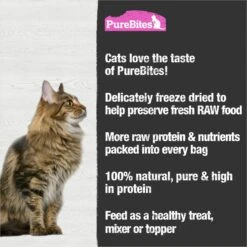 PureBites Chicken Breast Freeze-Dried Raw Cat Treats & PureBites Freeze-Dried Salmon Cat Treats -Blue Buffalo Shop 784022 PT8. AC SS1800 V1677513792