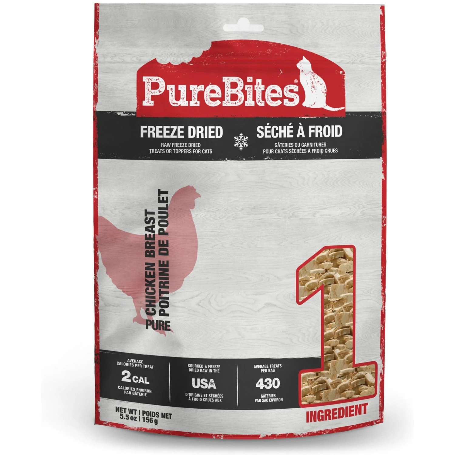 PureBites Chicken Breast Freeze-Dried Raw Cat Treats & PureBites Tuna Freeze-Dried Raw Cat Treats 4 PureBites Chicken Breast Freeze-Dried Raw Cat Treats & PureBites Tuna Freeze-Dried Raw Cat Treats - Image 2