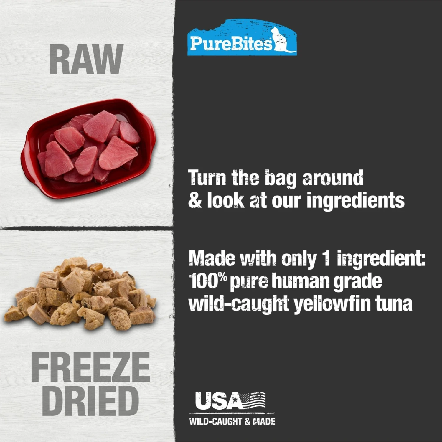 PureBites Chicken Breast Freeze-Dried Raw Cat Treats & PureBites Tuna Freeze-Dried Raw Cat Treats 10 PureBites Chicken Breast Freeze-Dried Raw Cat Treats & PureBites Tuna Freeze-Dried Raw Cat Treats - Image 8