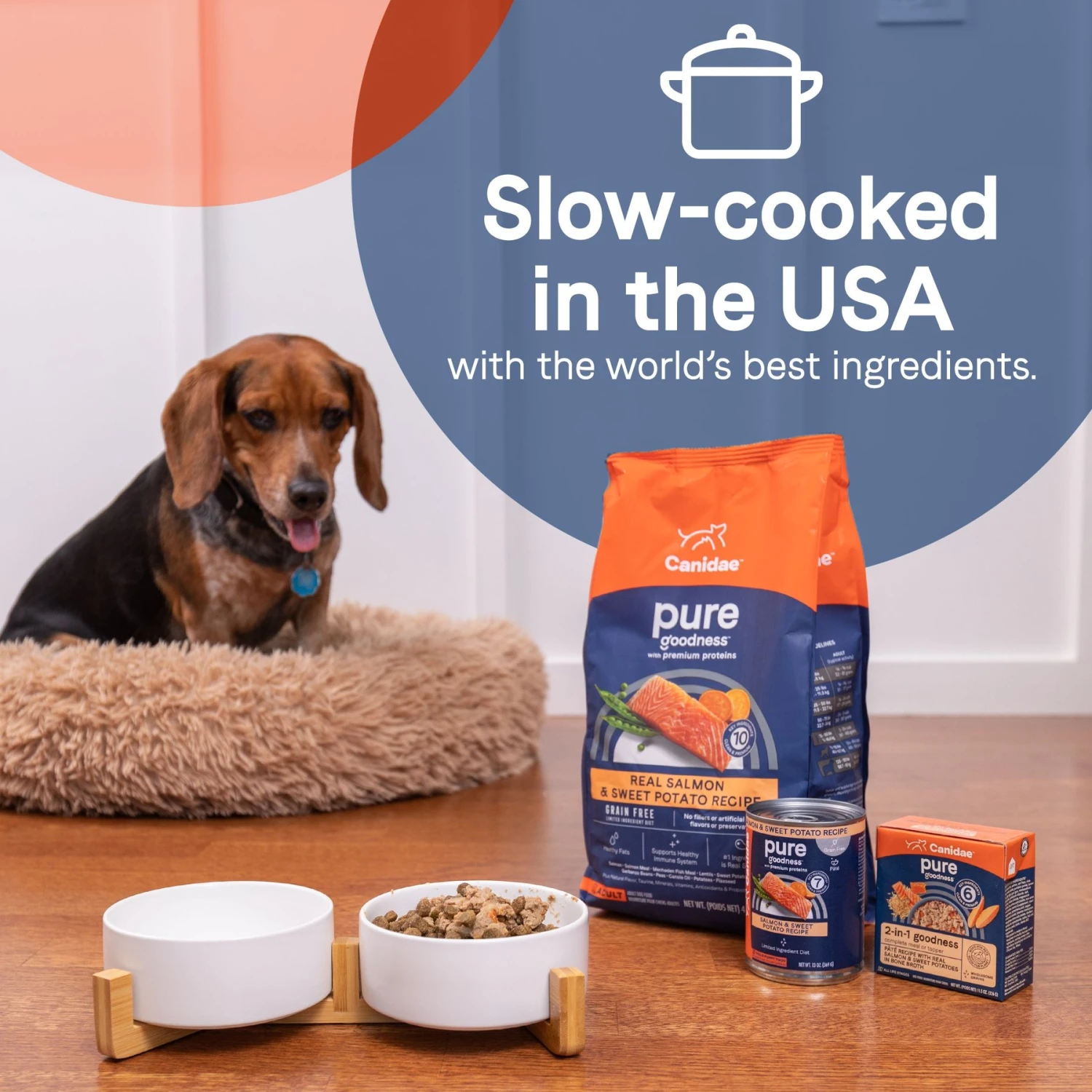 CANIDAE PURE Real Chicken & Rice Bone Broth Wet Dog Food Topper, 5.5-oz Box, Case Of 6 7 CANIDAE PURE Real Chicken & Rice Bone Broth Wet Dog Food Topper, 5.5-oz Box, Case Of 6 - Image 5