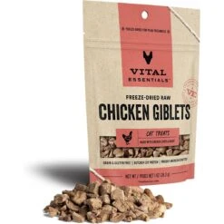 Vital Essentials Chicken Giblets Freeze-Dried Raw Cat Treats