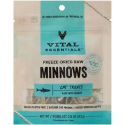 Vital Essentials Minnows Freeze-Dried Raw Cat Treats