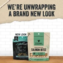 Vital Essentials Salmon Bites Freeze-Dried Raw Cat Treats 10 Vital Essentials Salmon Bites Freeze-Dried Raw Cat Treats -Blue Buffalo Shop 793550 PT2. AC SS1800 V1680122876