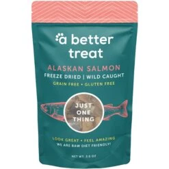 A Better Treat Freeze-Dried Salmon Dog & Cat Treat, 3-oz Bag
