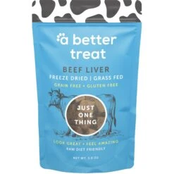 A Better Treat Freeze-Dried Beef Dog & Cat Treat, 3-oz Bag