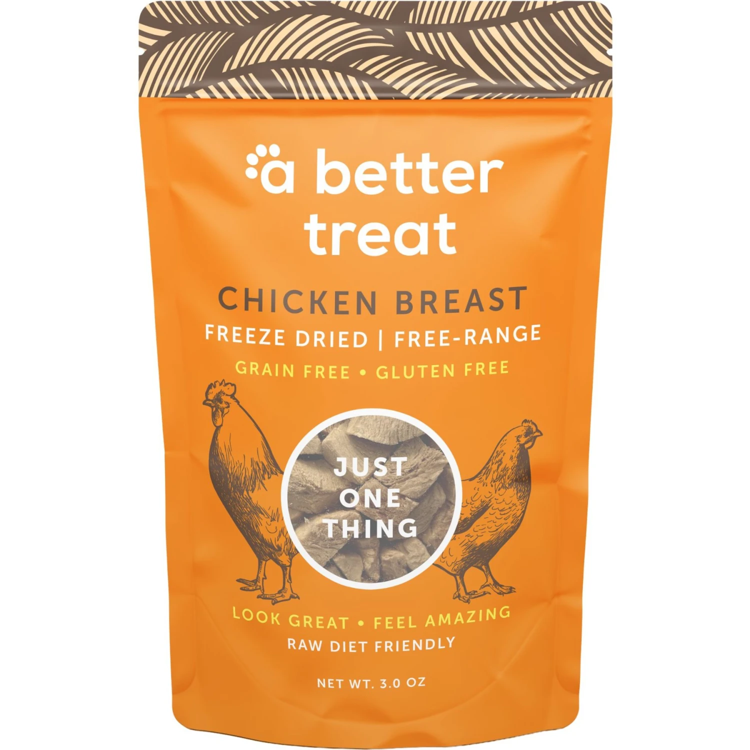 A Better Treat Freeze-Dried Chicken Breast Dog & Cat Treat, 3-oz Bag 3 A Better Treat Freeze-Dried Chicken Breast Dog & Cat Treat, 3-oz Bag