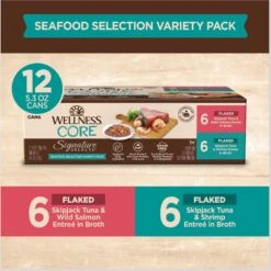 Wellness CORE Signature Select Flaked Sea Variety Pack Wet Cat 14 Wellness CORE Signature Select Flaked Sea Variety Pack Wet Cat -Blue Buffalo Shop 794838 PT4. AC SS1800 V1679069147