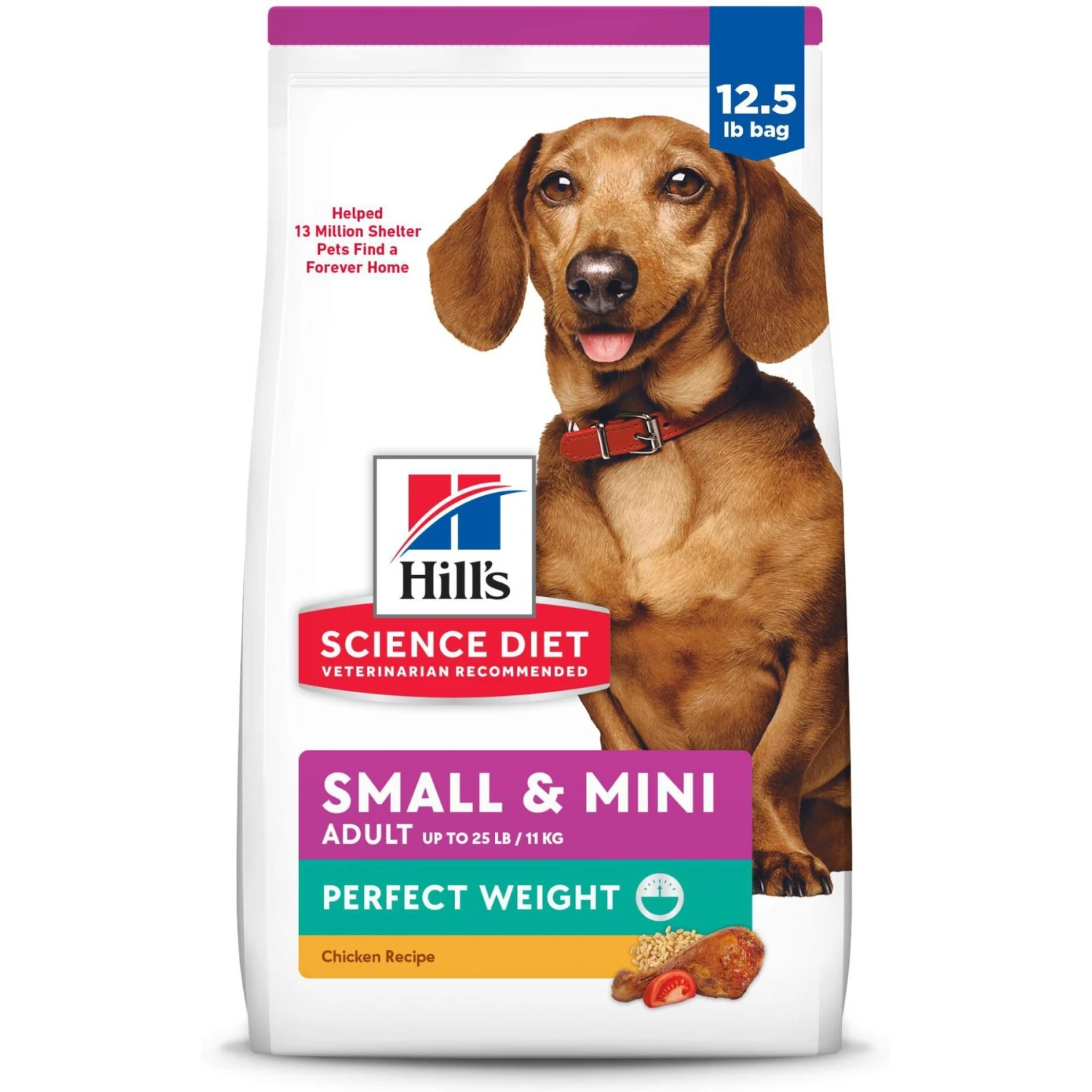 Hill's Science Diet Adult Perfect Weight Small & Mini Chicken Recipe Dry Dog Food 3 Hill's Science Diet Adult Perfect Weight Small & Mini Chicken Recipe Dry Dog Food