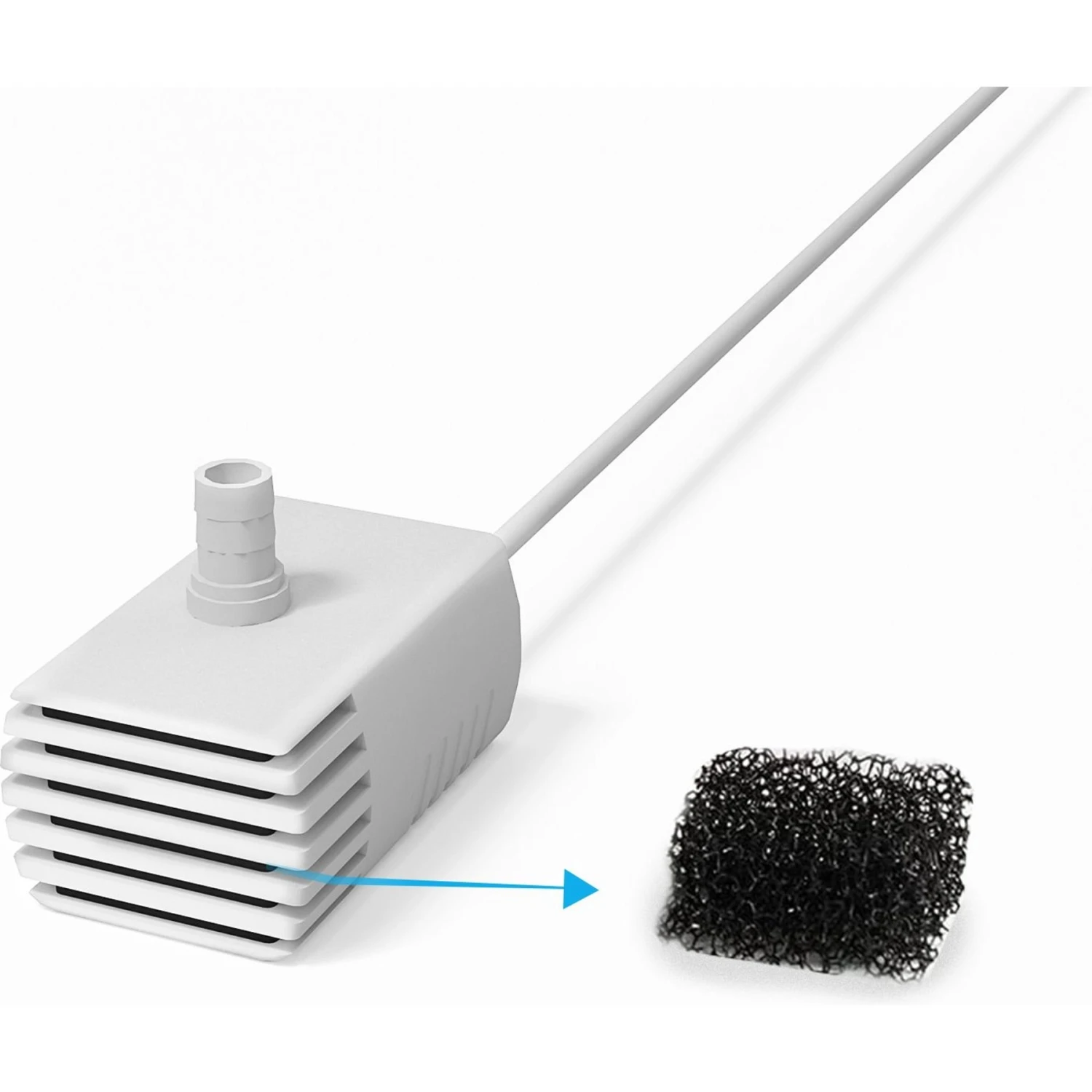 PATPET Pet Water Fountain & Cat Water Dispenser WF01 Replacement Filters, 5 Count 5 PATPET Pet Water Fountain & Cat Water Dispenser WF01 Replacement Filters, 5 Count - Image 3