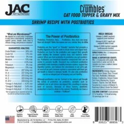 JAC Pet Nutrition Air-Dried Shrimp Superfood Crumbles Grain-Free Cat Food Topper, 4-oz Bag 5 JAC Pet Nutrition Air-Dried Shrimp Superfood Crumbles Grain-Free Cat Food Topper, 4-oz Bag -Blue Buffalo Shop 804446 PT1. AC SS1800 V1678712672