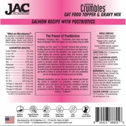 JAC Pet Nutrition Air-Dried Salmon Superfood Crumbles Grain-Free Cat Food Topper, 4-oz Bag 5 JAC Pet Nutrition Air-Dried Salmon Superfood Crumbles Grain-Free Cat Food Topper, 4-oz Bag -Blue Buffalo Shop 804462 PT1. AC SS1800 V1678712676
