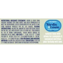 Birdie & Louie Tuna & Olives Flavored Chunks In Gravy Canned Cat Food, 3-oz, Case Of 12 9 Birdie & Louie Tuna & Olives Flavored Chunks In Gravy Canned Cat Food, 3-oz, Case Of 12 -Blue Buffalo Shop 806190 PT2. AC SS1800 V1679069153