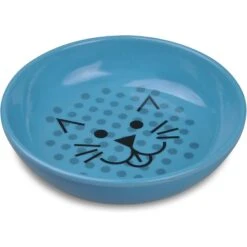 Van Ness Ecoware Non-Skid Cat Dish, Blue -Blue Buffalo Shop 81501 PT5. AC SS1800 V1628569033